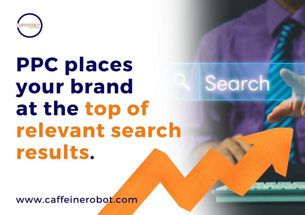 PPC places your brand at the top of relevant search results
