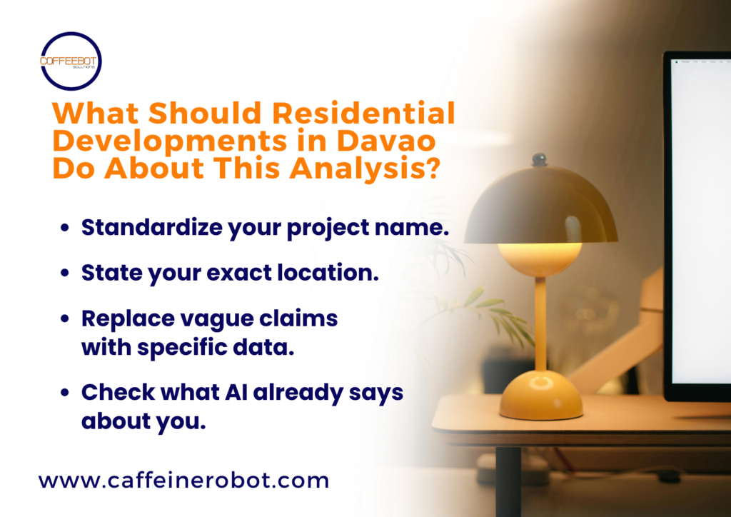 What Should Residential Developments in Davao Do About This Analysis?