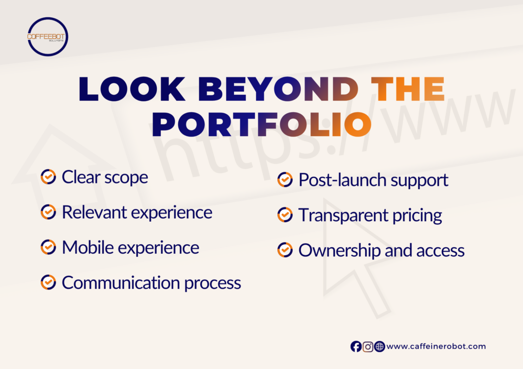 Website design company portfolio